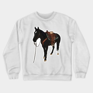 CUSTOM horse sticker!! Crewneck Sweatshirt